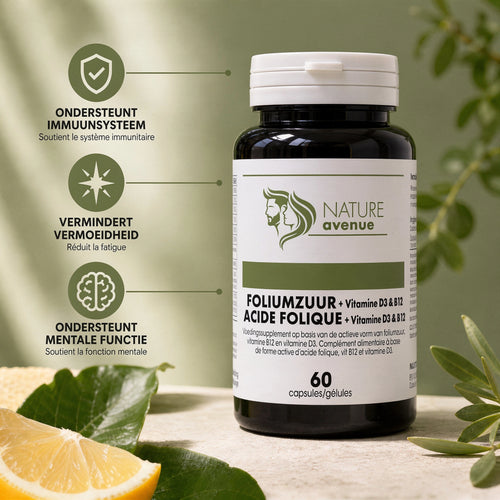 Acide folique, Vitamine B12 & Vitamine D3